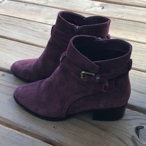 Classic purple booties